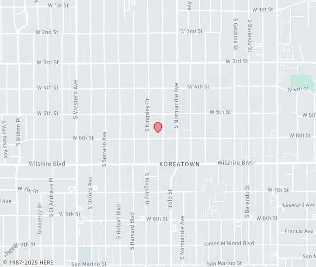 Location Map: 3663 W. 6th St, Suite 103 Los Angeles, California 90020
